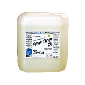 Alimentos e Bebidas Ecomaster Food Clean CL Detergente Deseng. Alcalino Clorado p/ Limpeza de Causticidades 20L
