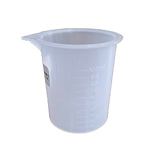 Caneca graduada Plástico Incolor p/ dosagem 100ml Ref. 341
