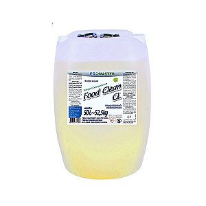 Alimentos e Bebidas Ecomaster Food Clean CL Detergente Deseng. Alcalino Clorado p/ Limpeza de Causticidades 50L