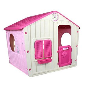 Casinha de Brinquedo Rosa Bel 115 cm