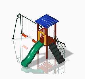 Playground KMP-0101 Krenke 4,89 m faixa de valor em R$ 17.800,00