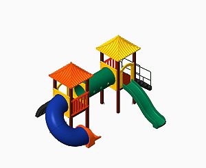 Playground KMP-0202 Krenke 6,50 m faixa de valor em R$ 18.000,00