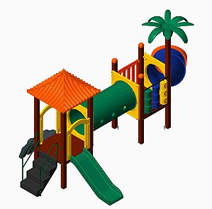 Playground KMP-0208 Kids Krenke 7,50 m faixa de valor em R$ 24.600,00