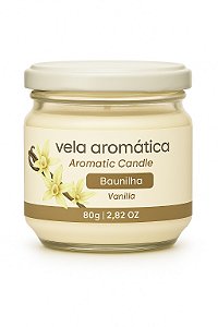 Vela Aromática Baunilha 80 gr