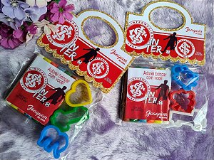 Kit Diversão Massinha de Modelar - Personalizado Festa - Luxo