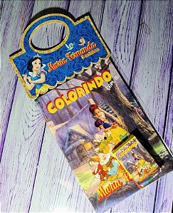 Kit Diversão Livrinho para Colorir - Personalizado Festa - Luxo