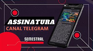Assinatura Canal Telegram Semestral