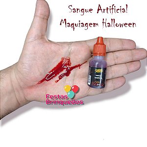 Sangue Falso Teatral Halloween 15ml