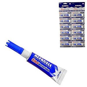 Cartela c/12 Unidades Cola Instantânea 5g Alfacell