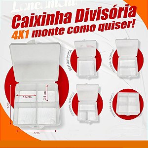 Caixa Organizadora Modular 4 em 1
