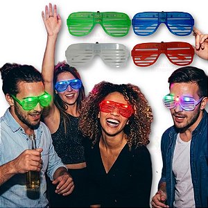 Kit 12 Óculos Led p/ Festas, Baladas, Casamentos - 25470