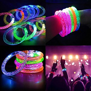 Bracelete Pulseira de Led Acrílico