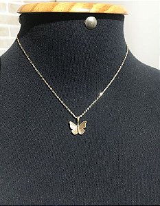 Corrente com pingente borboleta - ZP
