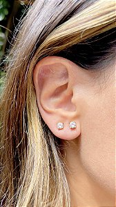 Brinco solitário Classico pequeno - SP