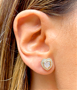 Brinco Coração Cheio - SP