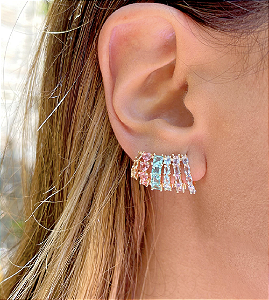 Brinco Earcuff  Arco Iris  -  SP