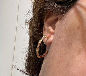 Brinco Argola Bambu  - ZP