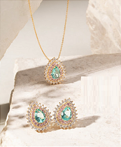 Conjunto Cashmere Rosa -  SP