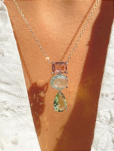 Colar Geometria - 3 tons - SP