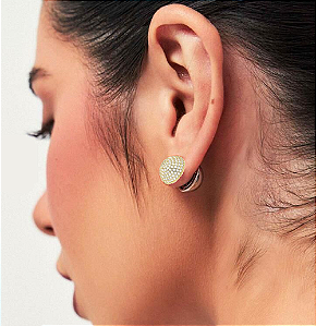 Brinco Ponto com Zircônia -  ZP