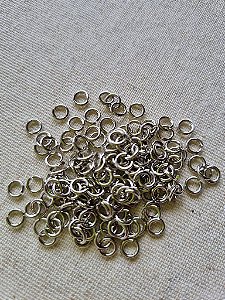 Argolinha 4mm Níquel (10gr - Aproximadamente 280un)