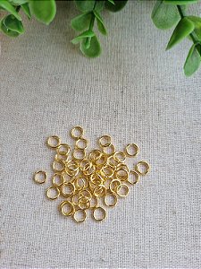 Argolinha 6mm Ouro (10gr - Aproximadamente 100un)