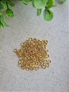 Argolinha 4mm Ouro (10gr - Aproximadamente 140un)