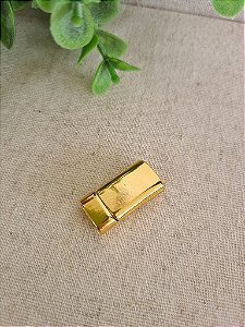 Fecho Imã Retangular 24mmx10mm Ouro  (un)