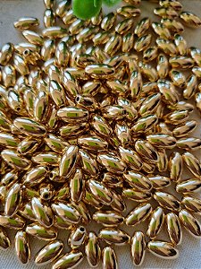 Entremeio Arroz ABS 1.2cm Ouro (10gr - Aproximadamente 43un)