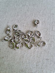 Fecho Lagosta 12mm Níquel Free-Hipoalergênico (4 un)