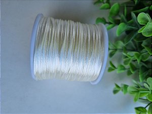 Fio de Seda 1mm  Off White (5 metros)