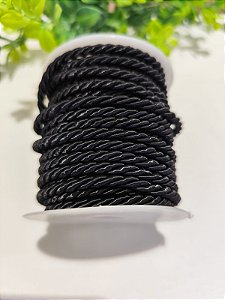 Cordão de São Francisco 4mm Preto (metro)