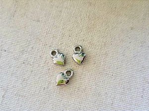 Pingente Coração Mini 9mm  Níquel (5un)