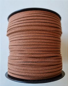 Cordão de Camurça Marrom 2.7mm (Metro)