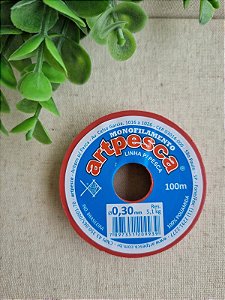 Rolo de Fio de Nylon 0.30mm (100m)