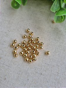 Bolinha ABS 4mm Ouro (10g - Aproximadamente 280un)