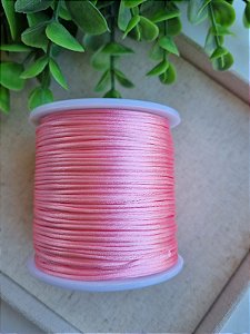 Fio de Seda 1mm  Rosa Claro (5 metros)