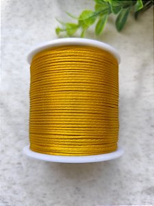 Fio de Seda 1mm  Ouro (5 metros)