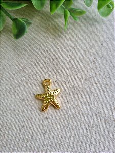 Pingente Estrela do Mar Ouro (Un)