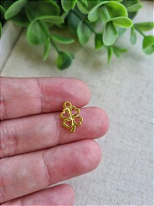 Pingente Trevo Ouro Pequeno (Un)