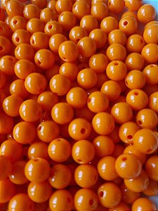 Bola Resina 8mm Laranja (20gr - Aproximadamente 70un)