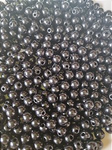Bola Resina 6mm Preta (20gr - Aproximadamente 170un)