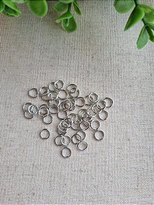 Argolinha 7mm  Níquel (10gr - Aproximadamente 55un)