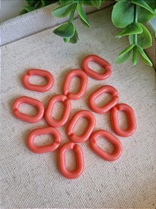 Elo de Resina Salmon 18mm (10gr-Aproximadamente 16un)