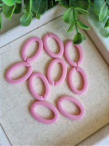 Elo de Resina Rosa 28mm (10gr-Aproximadamente 9un)