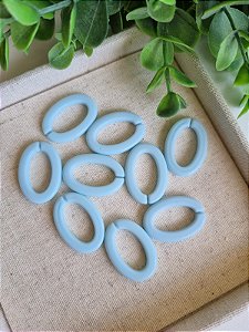 Elo de Resina Azul Claro 28mm (10gr-Aproximadamente 9un)
