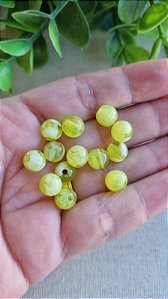 Bola Resina 8mm Lima Mesclado (20gr - Aproximadamente 70un)