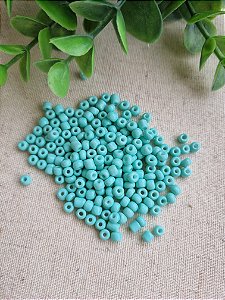 Miçanga Chinesa nº 6  Verde Água 4.1mm (20gr)