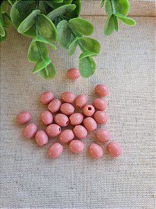 Conta Resina Barril 9mm Rosê (20gr - Aprox. 69un)