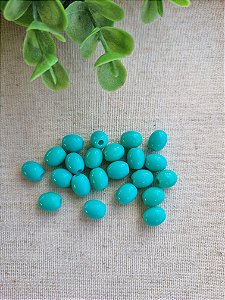 Conta Resina Barril 9mm Turquesa (20gr - Aprox. 69un)